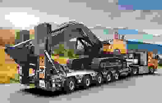 Негабаритная перевозка с учетом высоты в Североморске